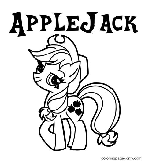 Applejack Printable